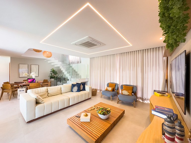 Maruwá - Villa Agulhão - Art Déco à 129m da praia