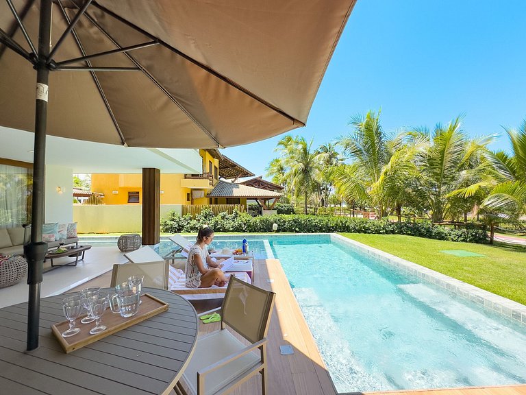 Villa Paraíso - Pé na areia - Condomínio Paraíso  - Guarajub