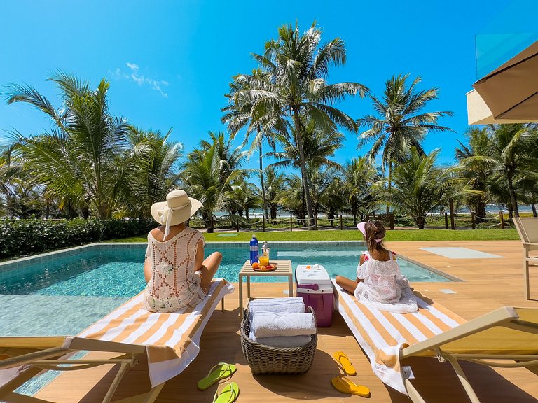 Villa Paraíso - Pé na areia - Condomínio Paraíso  - Guarajub