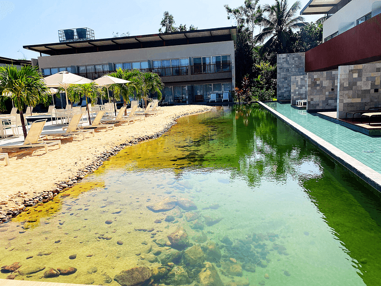 Maruwá - Flat Ilê de Pipa Bali - Vista Piscina - Rio Grande